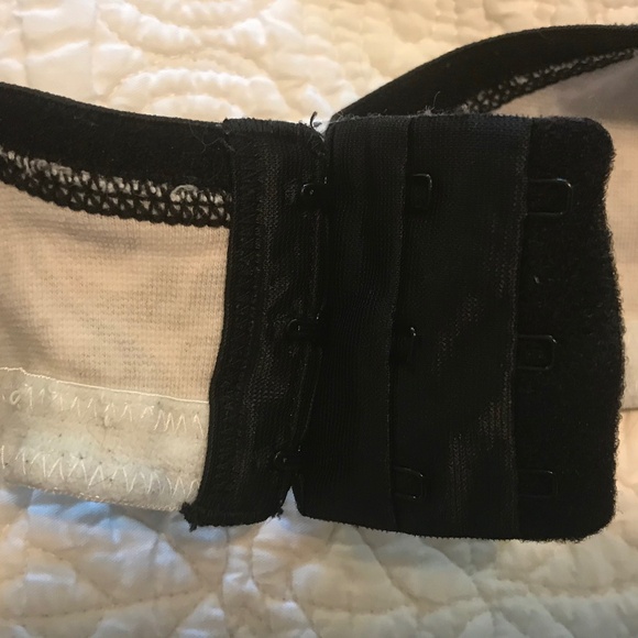 Cacique cotton boost plunge bra with black & white pattern (44B) - Picture 5 of 7